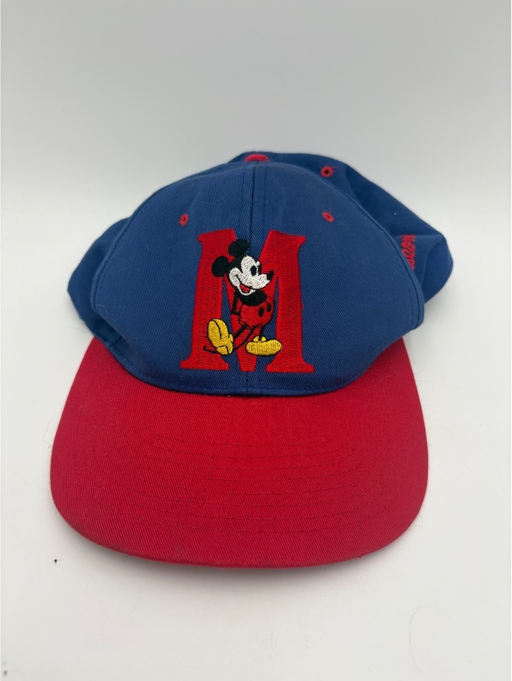 Vintage Mickey Mouse Wisconsin Drew Pearson Snapback Hat Disney Mickey Mouse
